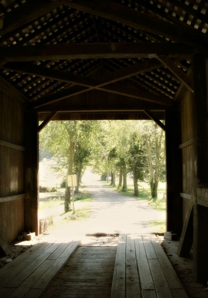 Inside View of the Walkersville Covered Bridge