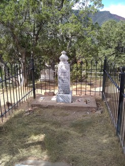 The headstone placed for Doc Holliday the remains are not actually in this location of the Cemetery they are part of the potters field up the mountain in a unmarked grave